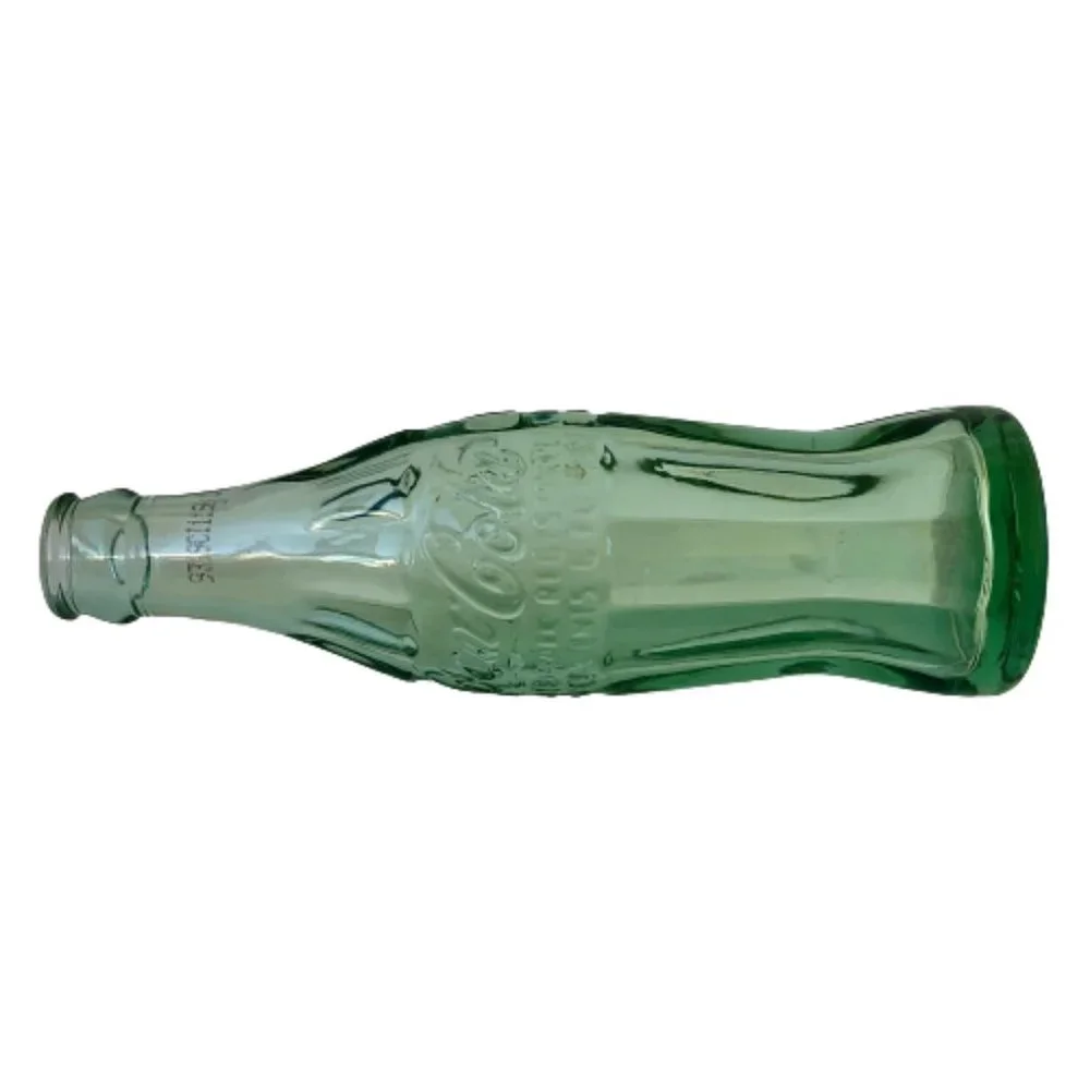 Coca Cola Soda Bottle Green Glass Vintage BEMIDJI MINNESOTA 6 oz